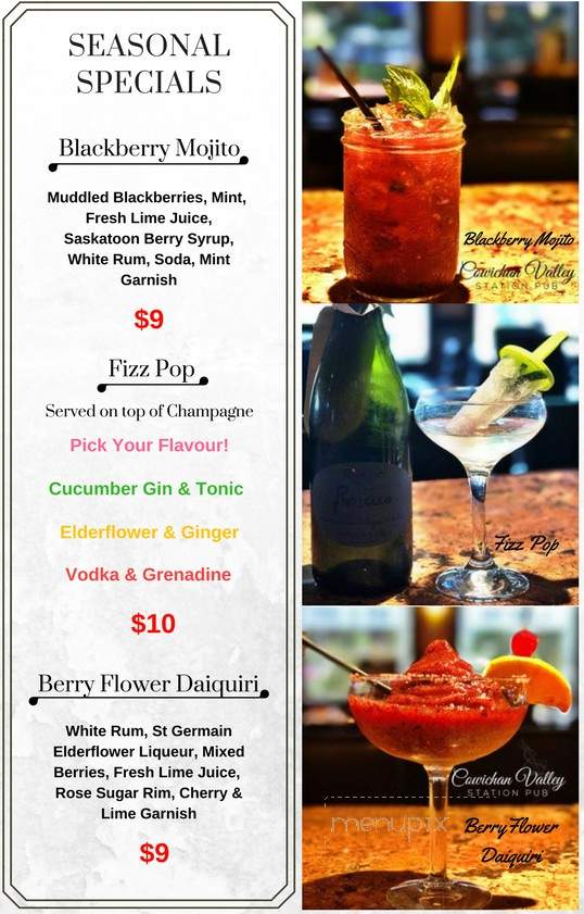 C V Station Neighbourhood Pub - Duncan, BC menu_pic