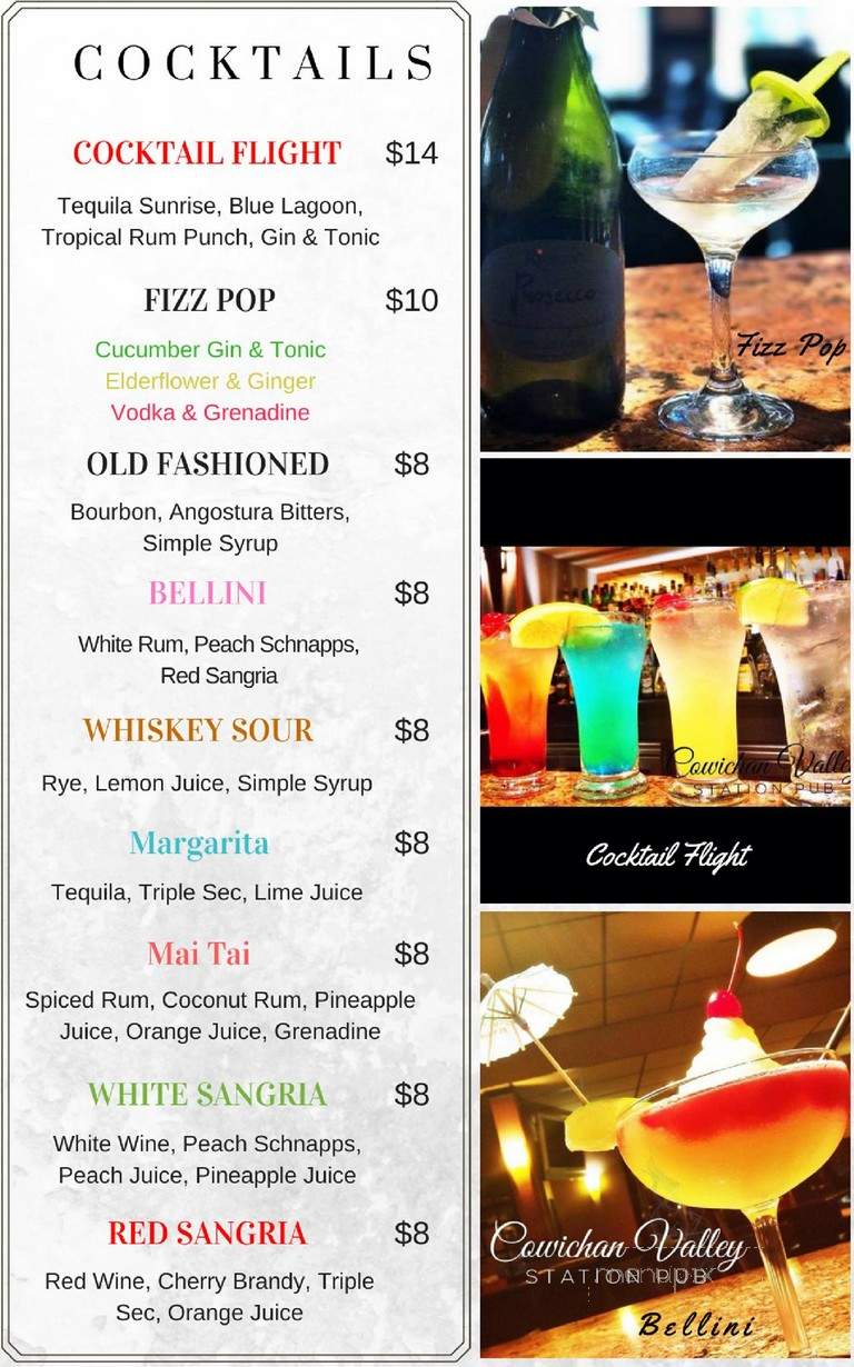 C V Station Neighbourhood Pub - Duncan, BC menu_pic