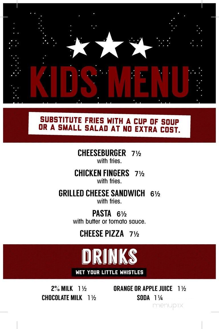Original Joe's Restaurant & Bar - Red Deer, AB menu_pic