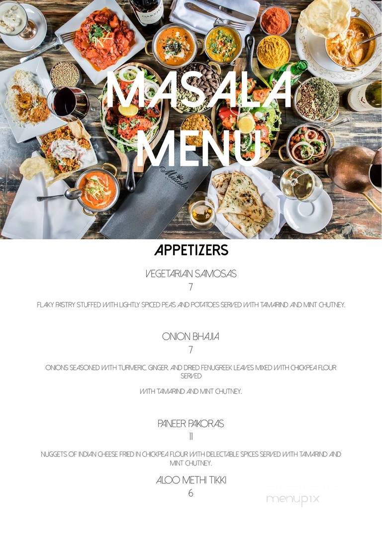 Masala - Banff, AB menu_pic