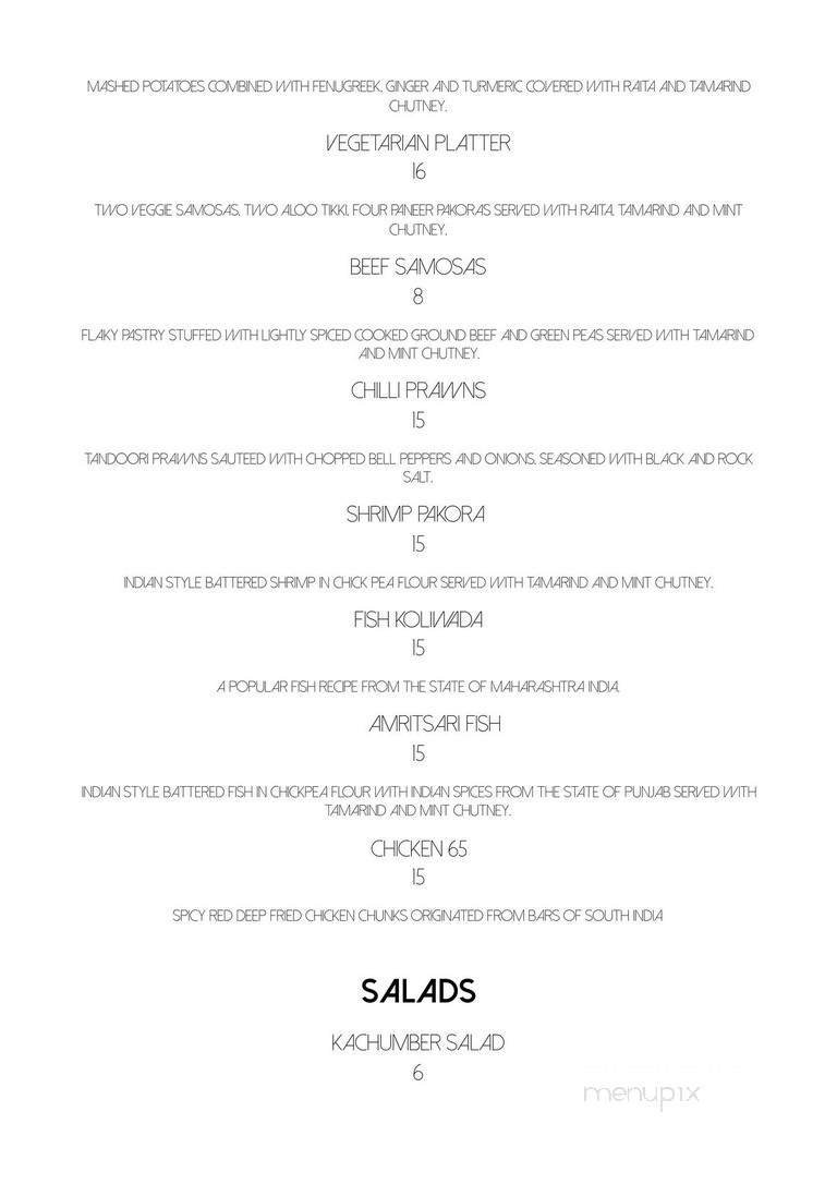 Masala - Banff, AB menu_pic