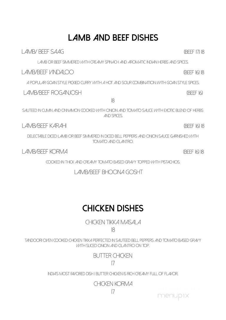 Masala - Banff, AB menu_pic