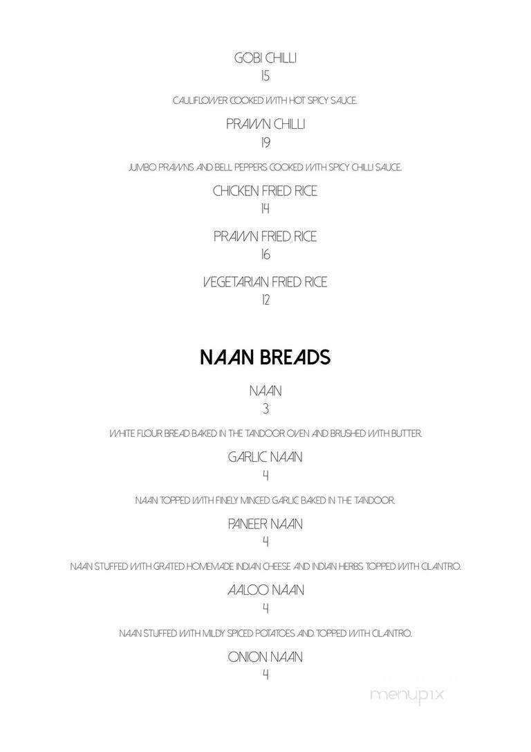Masala - Banff, AB menu_pic
