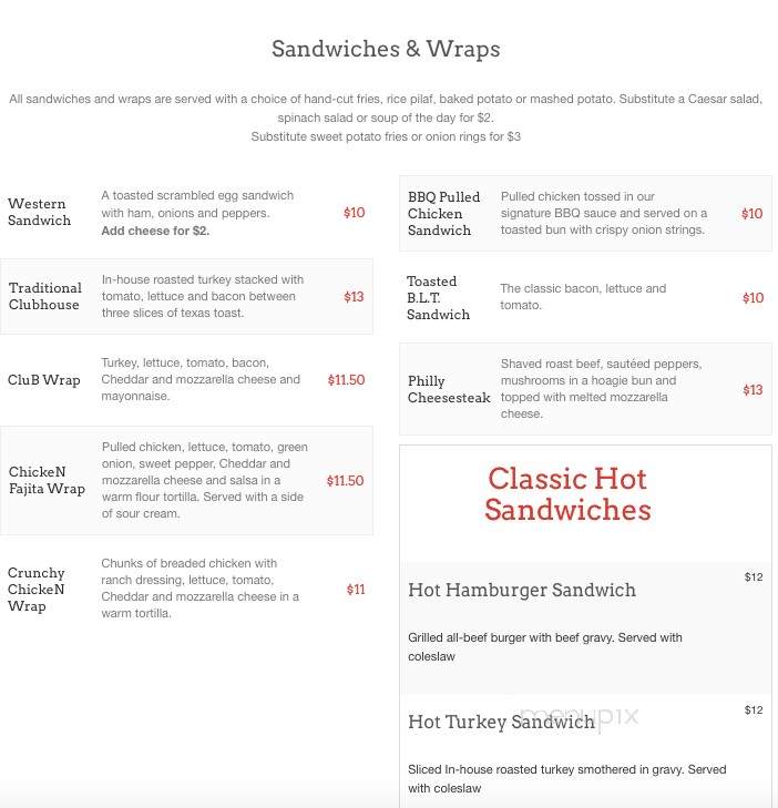Kempster's Cook House & Eatery - Halifax, NS menu_pic