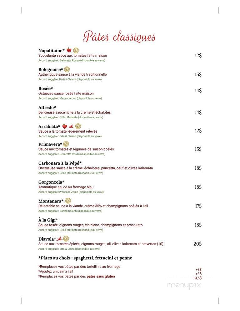 Pepe - Saint-Hyacinthe, QC menu_pic