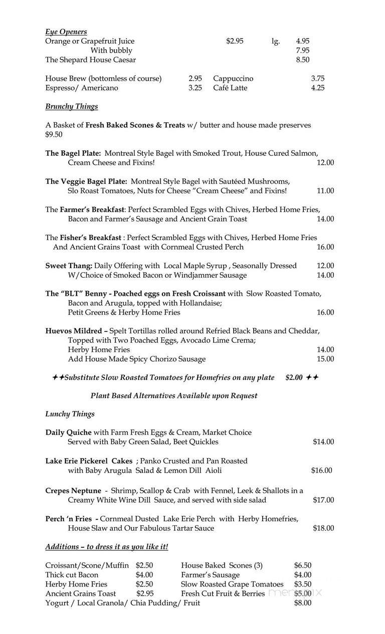 Windjammer Inn - Central Elgin, ON menu_pic