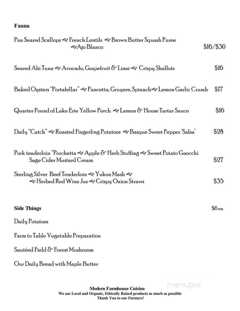 Windjammer Inn - Central Elgin, ON menu_pic