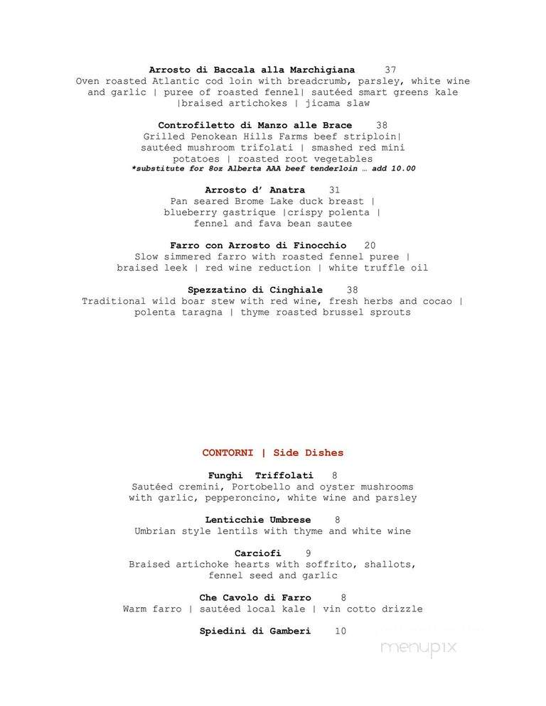 Ristorante Verdicchio - Greater Sudbury, ON menu_pic