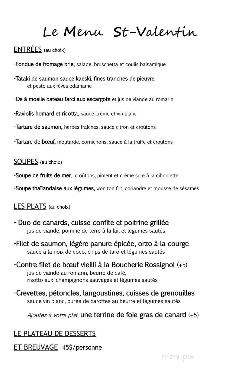 Cafe Azimut - La Pocatiere, QC menu_pic