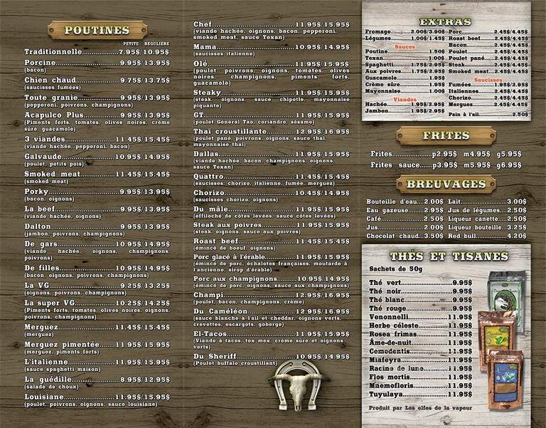 Cameleon Cafe-bistro - Sherbrooke, QC menu_pic