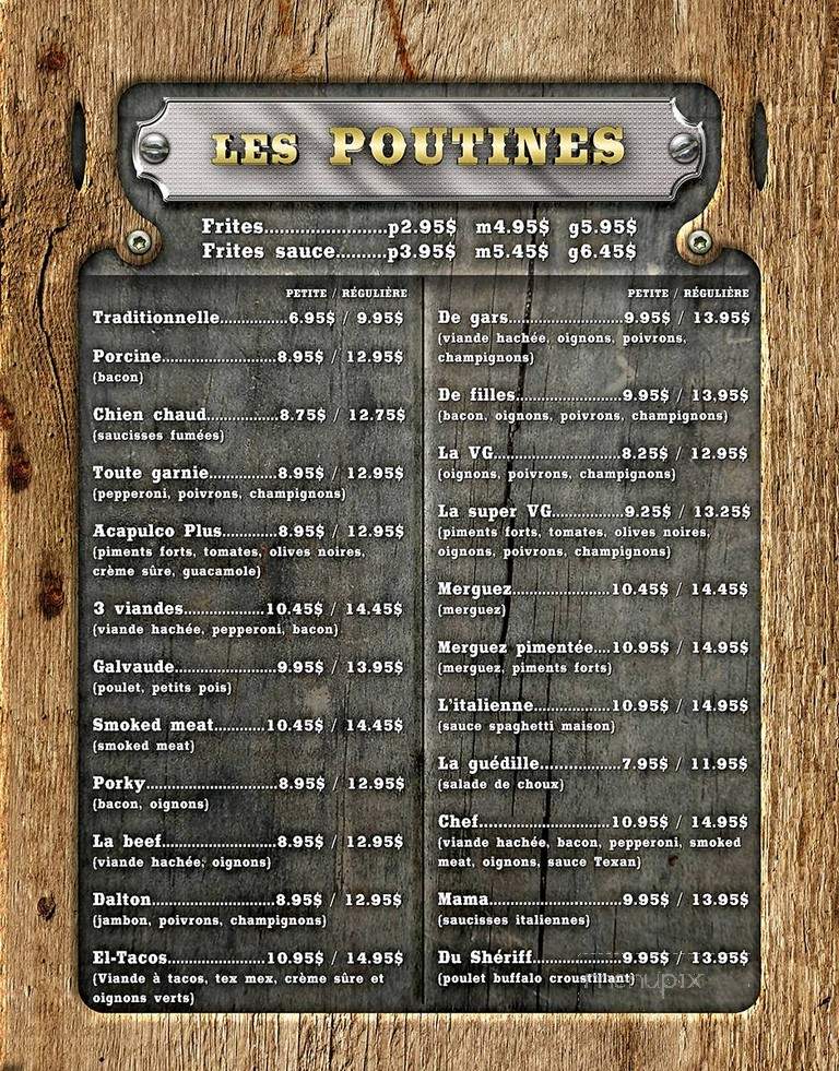 Cameleon Cafe-bistro - Sherbrooke, QC menu_pic