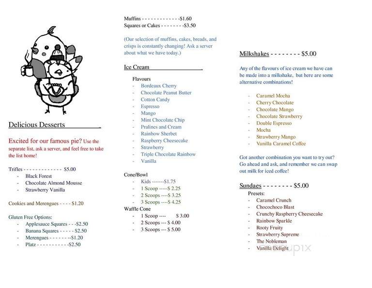 OK Cafe - Vanderhoof, BC menu_pic