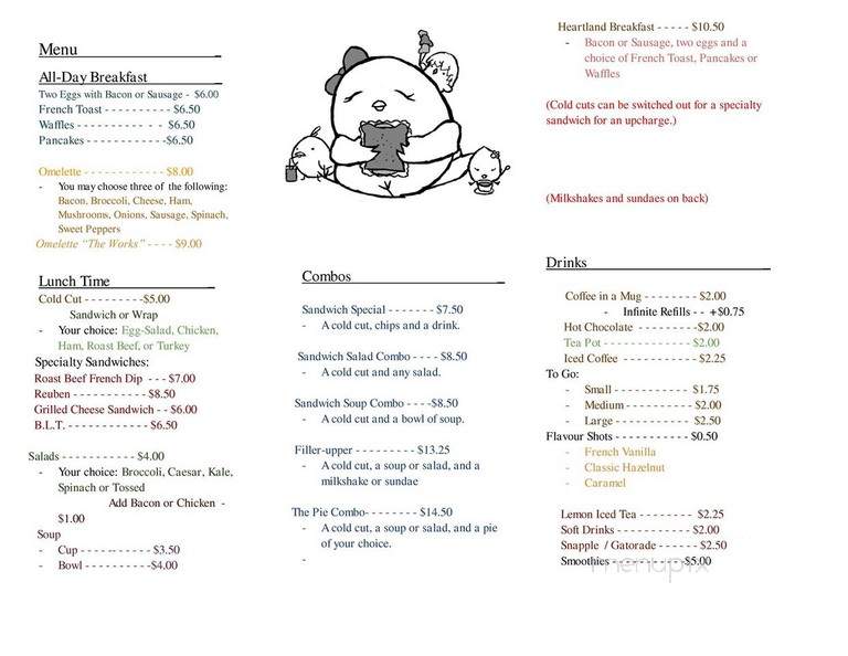 OK Cafe - Vanderhoof, BC menu_pic
