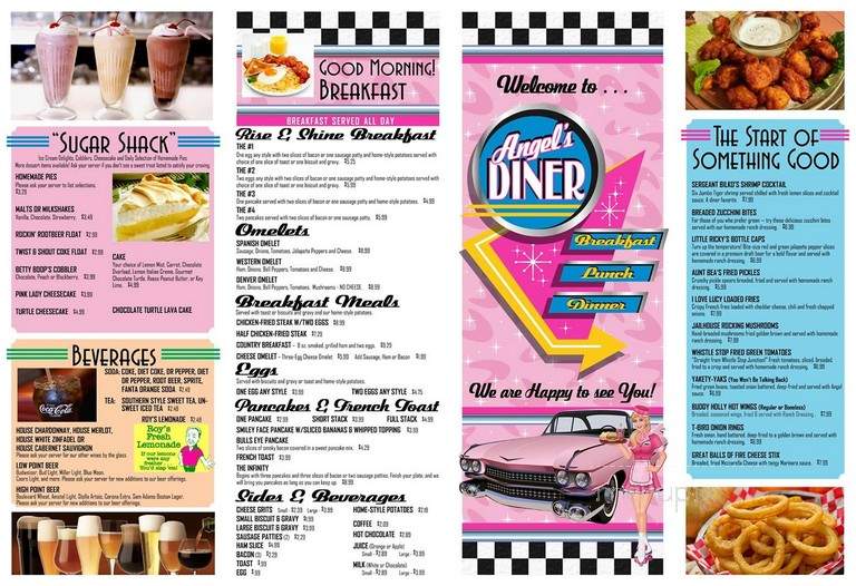 Angel's Diner - London, ON menu_pic