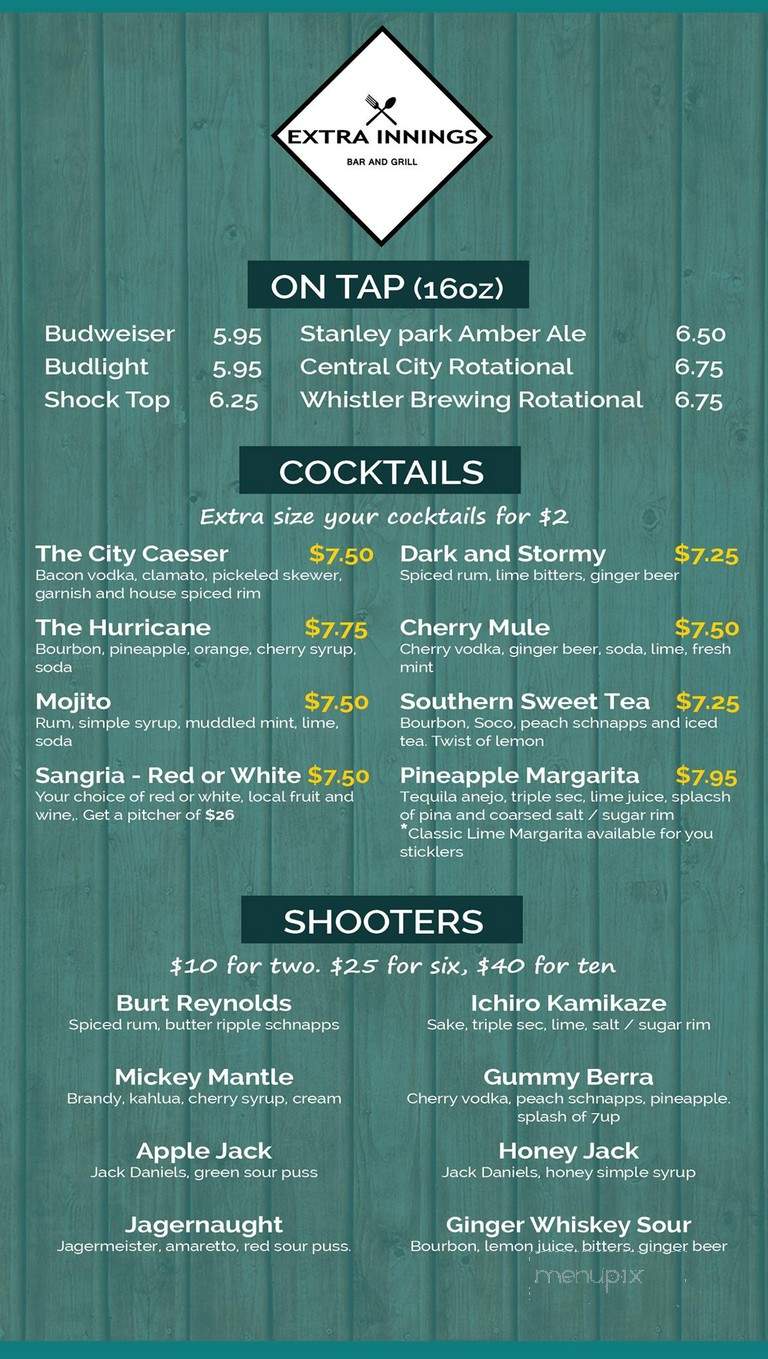 Extra Innings Sports Grill - Surrey, BC