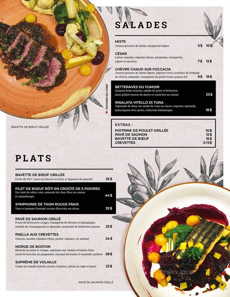 Olivia Cuisine Mediterranienne - Vaudreuil-Dorion, QC menu_pic