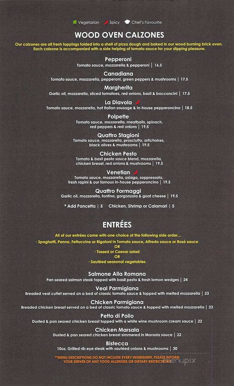 The Express Restaurant - Hamilton, ON menu_pic