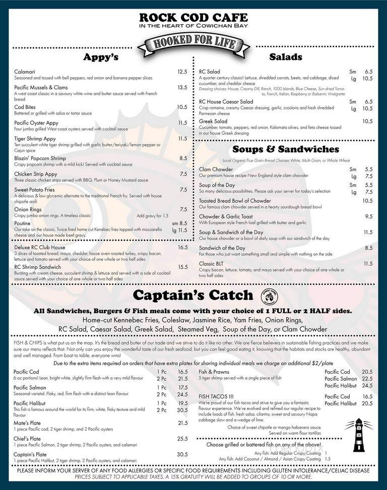 Rock Cod Cafe - Cowichan Valley, BC