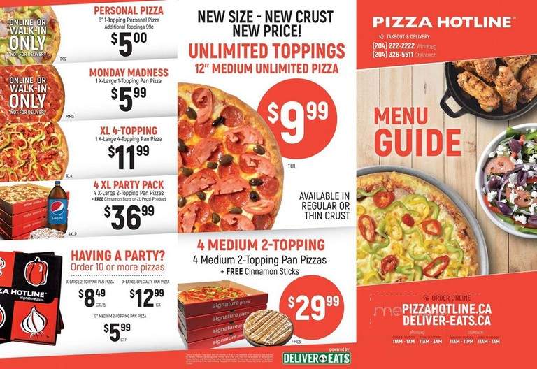 Pizza Hotline - Winnipeg, MB menu_pic