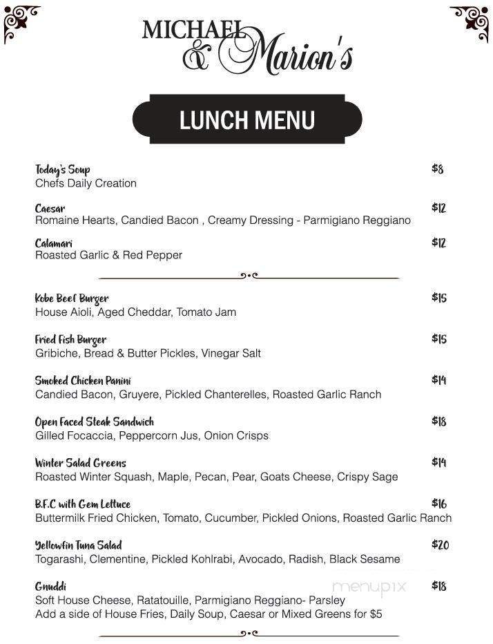 The Side Door Cafe - Barrie, ON menu_pic