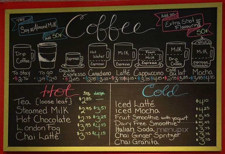 Sunflower Cafe - Surrey, BC menu_pic