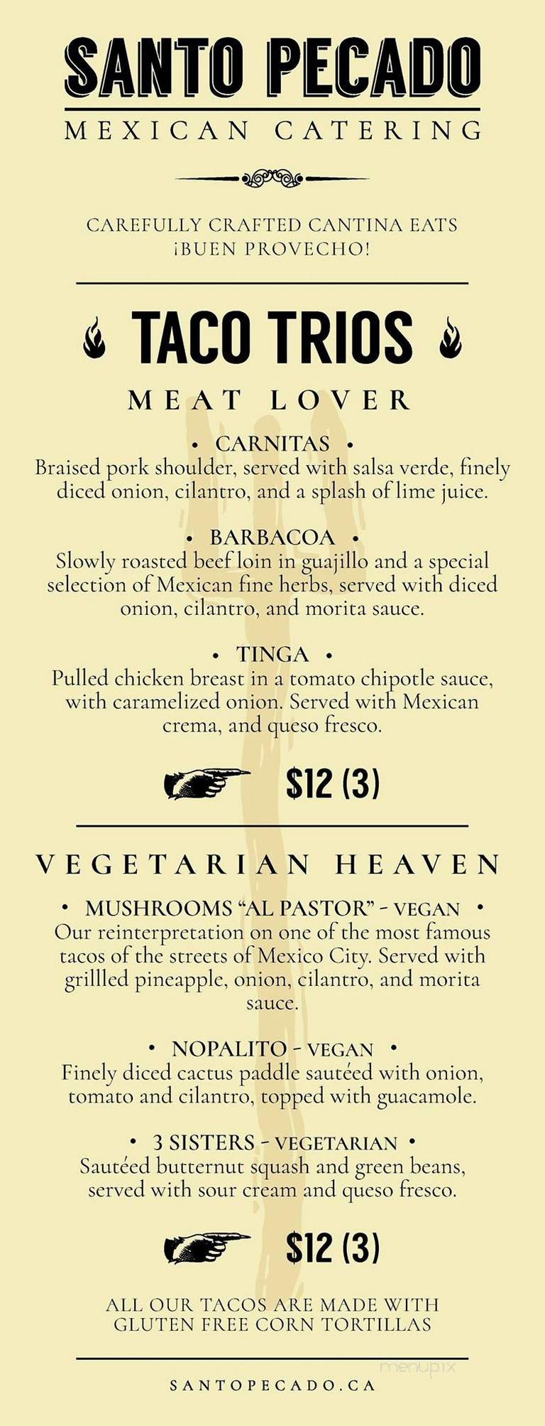 Reposado Bar & Lounge - Toronto, ON menu_pic