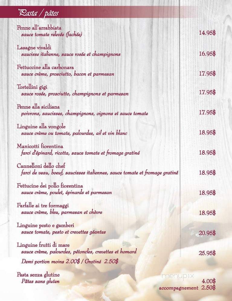 Vivaldi Restaurant - Saint-Jean-Sur-Richelieu, QC