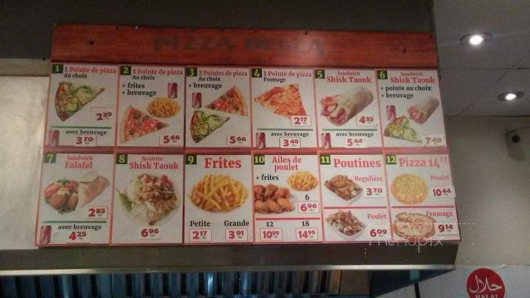 Pizza Bella - Montreal, QC menu_pic