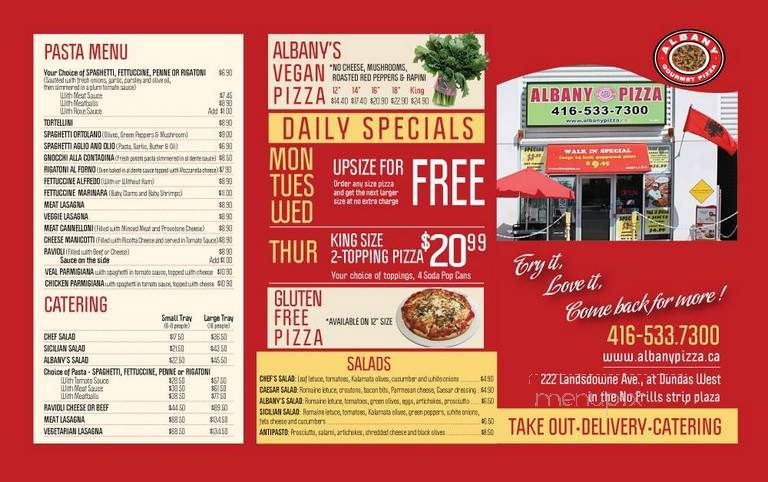Albany Pizza - Toronto, ON