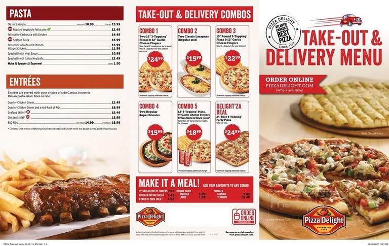 Pizza Delight - Saint John, NB menu_pic