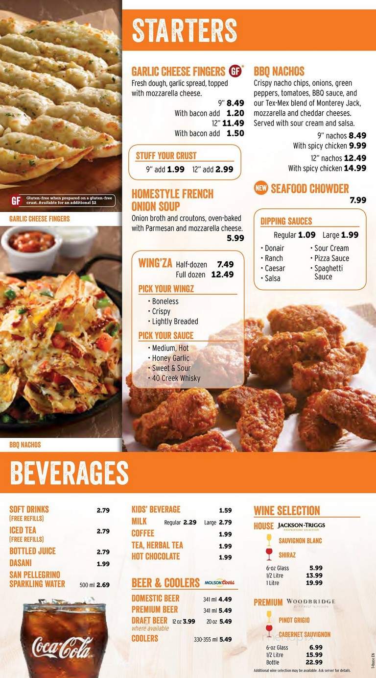 Pizza Delight - Saint John, NB menu_pic