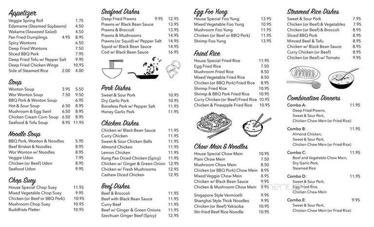 Youngs Cafe - New Westminster, BC menu_pic