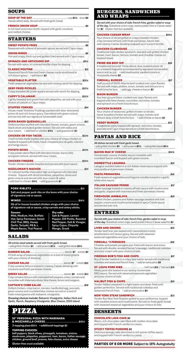 Hose & Hound Neighborhood Pub - Calgary, AB menu_pic
