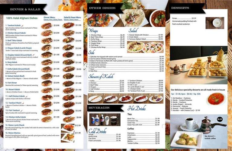 Khan Tikkat And Kabab - Mississauga, ON menu_pic