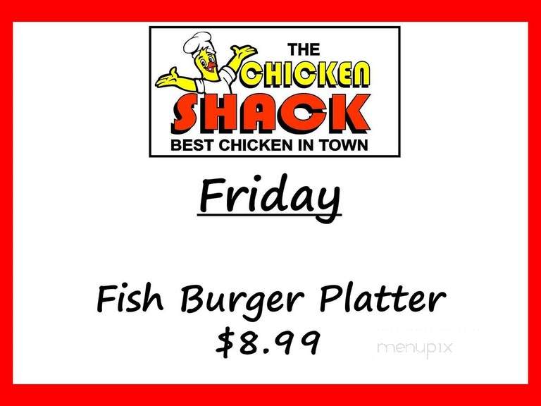 Chicken Shack - Cape Breton, NS menu_pic
