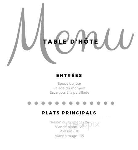 Machiavelli - Montreal, QC menu_pic