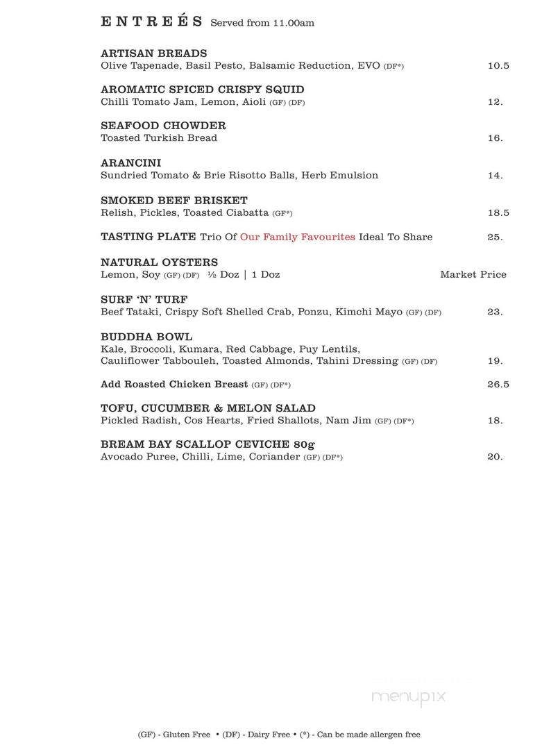 The Cove Cafe - Stroud, ON menu_pic