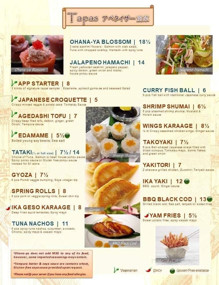 Ohana-Ya Japanese Restaurant - Saint Albert, AB