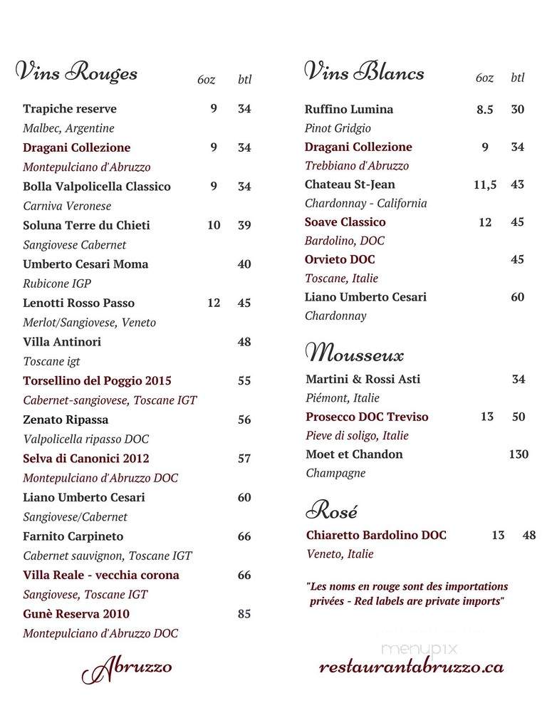 Bon Village Pizza - Montreal, QC menu_pic