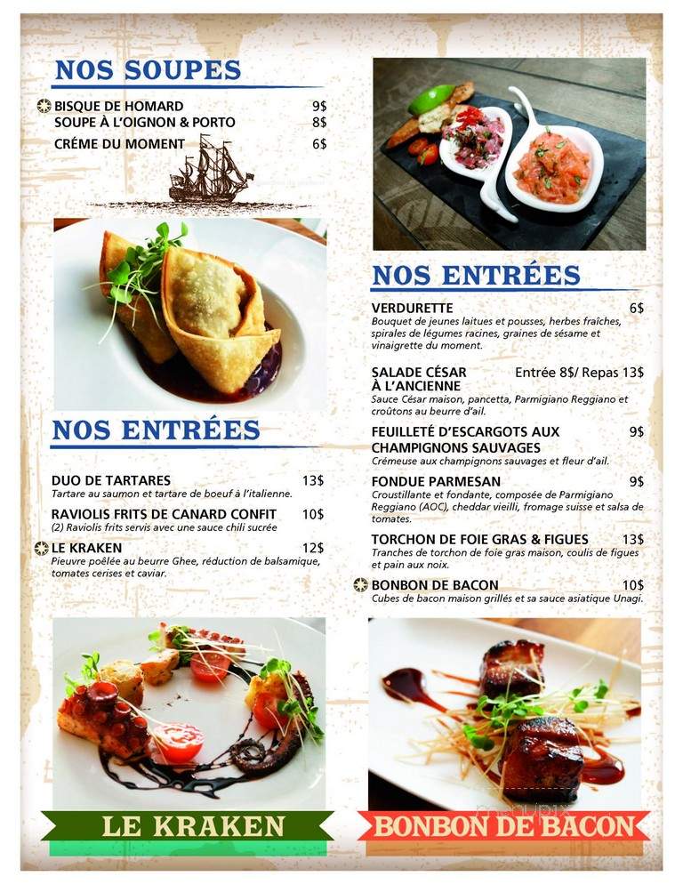 Restaurant Sherlyne - Lac-Megantic, QC menu_pic