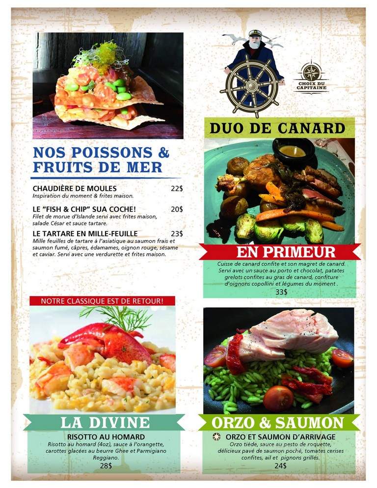 Restaurant Sherlyne - Lac-Megantic, QC menu_pic