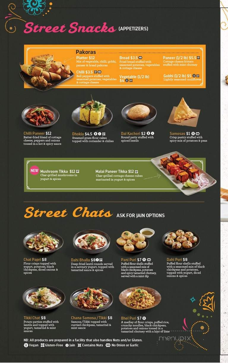 Brar's Sweets & Restaurant - Brampton, ON menu_pic