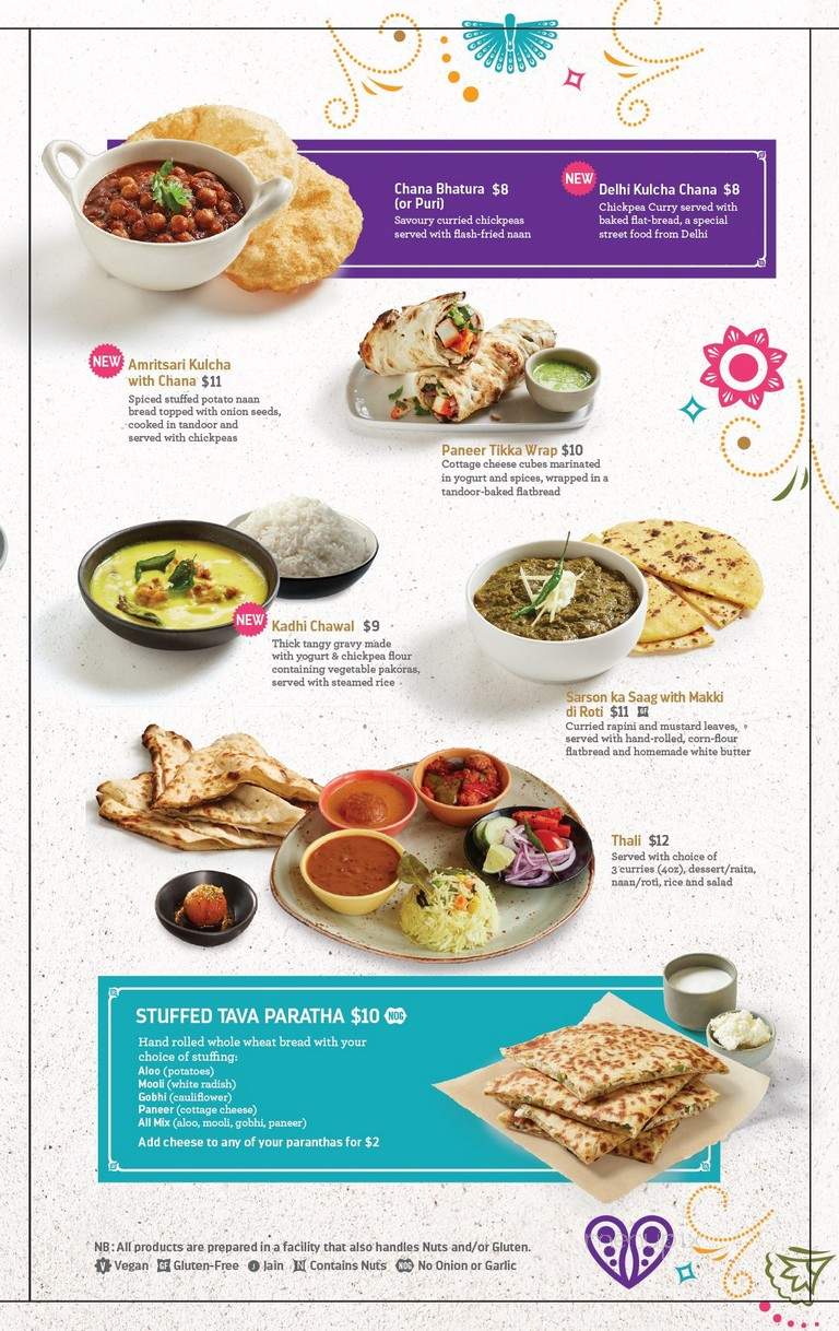 Brar's Sweets & Restaurant - Brampton, ON menu_pic