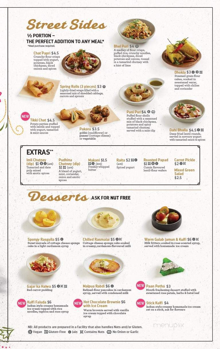 Brar's Sweets & Restaurant - Brampton, ON menu_pic