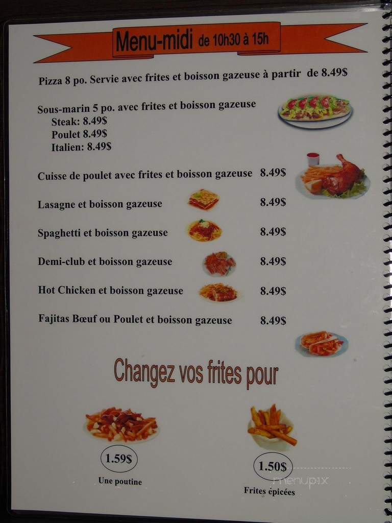 Pizza Maximum - La Baie, QC menu_pic