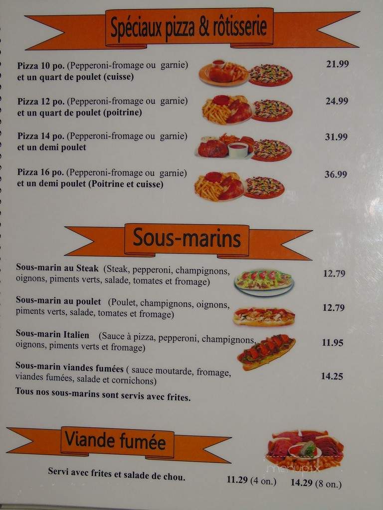 Pizza Maximum - La Baie, QC menu_pic