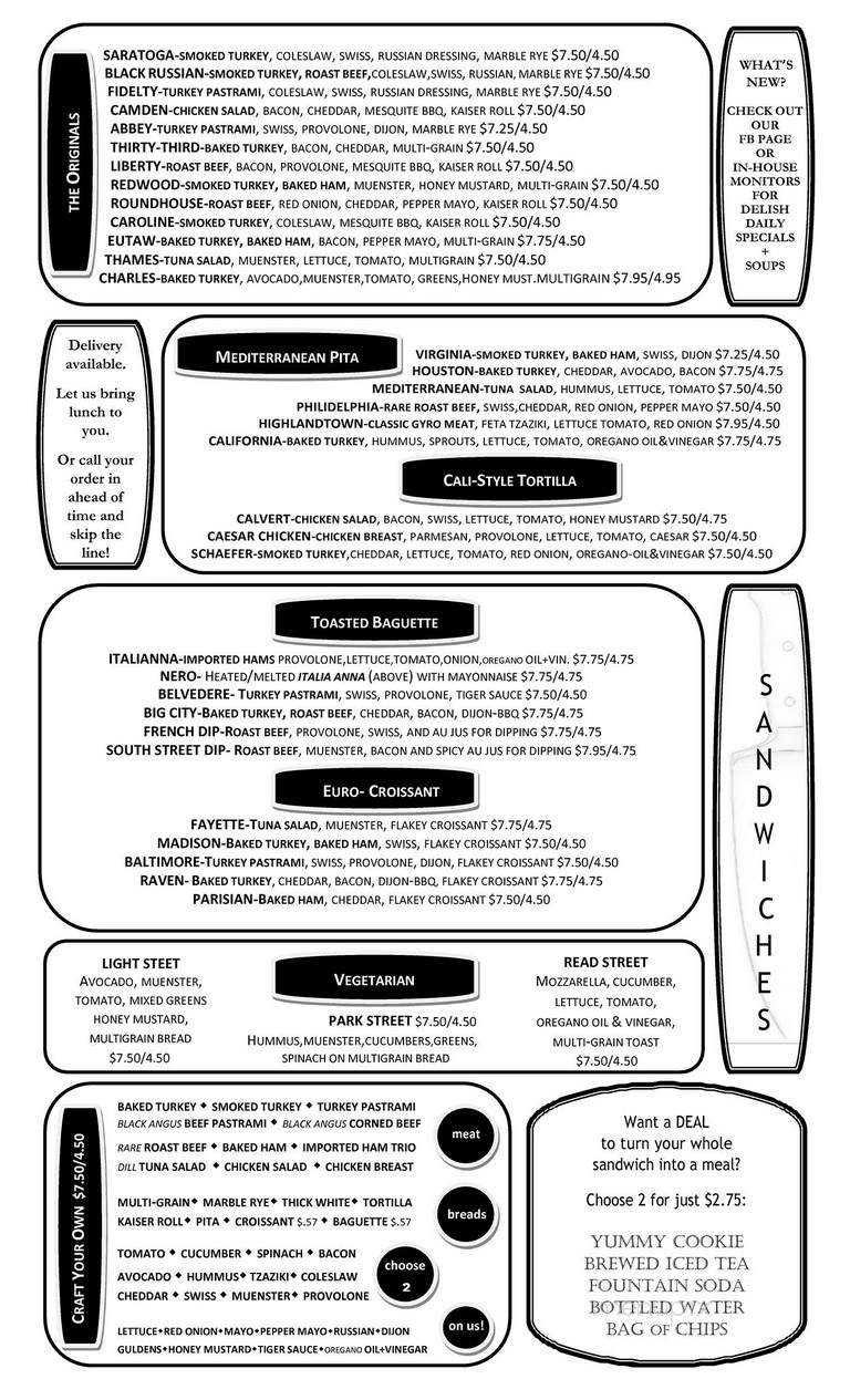 Java Joe's - Markham, ON menu_pic