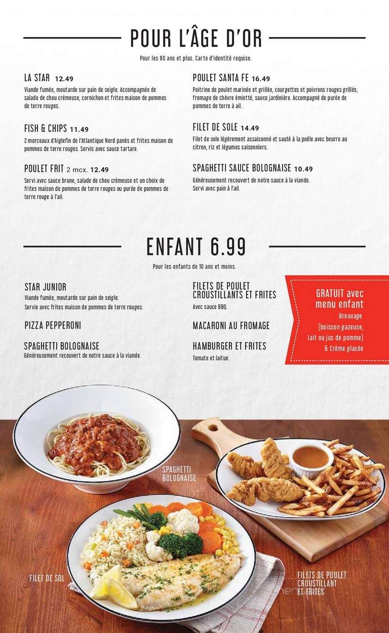 Nickels Grill & Bar - Laval, QC menu_pic