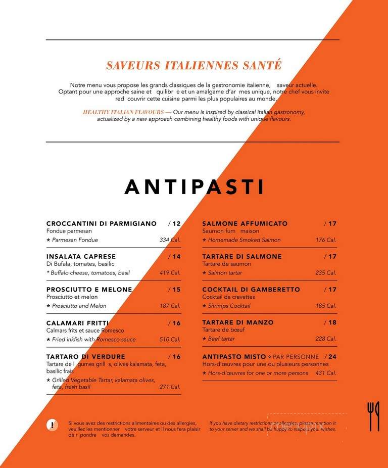 Savini Restaurant-Bar & Vinothque - Quebec City, QC menu_pic