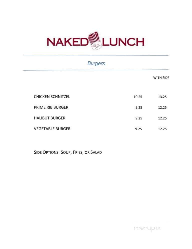 Naked Lunch - Squamish, BC menu_pic